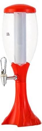 Tour de bière, distributeur de bière de table - Tour Margarita avec tube à glace et robinet - Distributeur de bière à whisky, pour le bar de la maison
