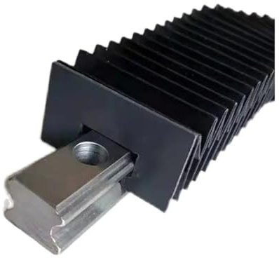 DAISHUJIE Staubschutzabdeckung Linearführungsschiene HGR15 HGR20 HGR25 HGR30 Typ Flexibler Akkordeon-Schutzbalg Staubdichte Abdeckungen for Linearführung(HG20,1250mm)