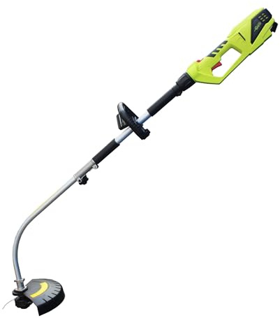 Garden Gear 2-in-1 Grass Trimmer and Brush Cutter 900W Electric Strimmer with 10m Cable Dual Line Feed Soft Grip Handle Safety Switch for Weeds Nettles Thick Vegetation Lawns and Edging