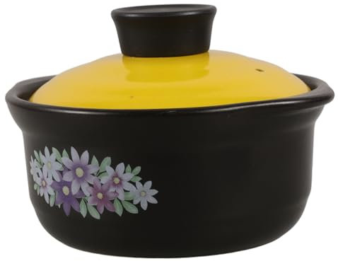 Cabilock Casserole Terre Cuite Marmite Pour Soupes Pot à Soupe Pour Cuisine Cocotte Avec Couvercle Ustensile De Cuisine