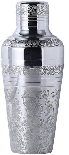 Luxylei Coctelera De Acero Inoxidable De Estilo Japonés para Martini, Mezclador De Bebidas para Coctelería, Coctelera Boston De Metal para Bar, Fiesta, Herramienta para Mezclar Bebidas