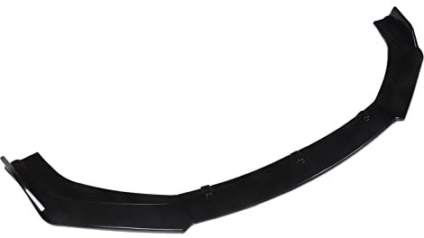 Aramox Pare-Chocs Avant Spoiler Pare-Chocs Avant pour Le Chin 3pcs Bloss Black ABS Kit de Carrosserie Facile Installation avec Vis pour la Plupart des Véhicules
