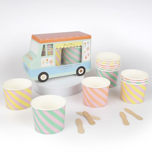 Meri Meri Ice Cream Cups and Spoons