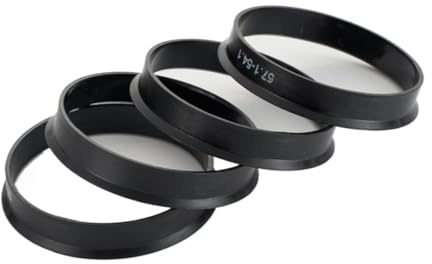 LUOKEKE Zentrierringe 4 STÜCKE Hub Centric Ring Auto Rad Bohrung Zentrum 66,6-57,1/73,1-57,1-60,1-56,1-54,1/67,1-64,1(66.6-57.1mm)
