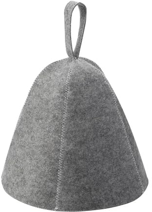 4pcs Felt Sauna Hat Hair Protection Spa Shower Thicken Cap Quickly Towel Drying Hats Bathroom Accessories(Grey)