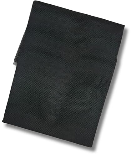 Moustiquaire en forme de rideau avec œillets, anti-moustiques, mouches, insectes (1, noir, 150 x 250 cm)