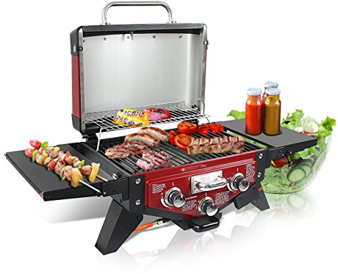 El Fuego Gasgrill, Medison, rot, 38 x 118.5 x 52 cm, AY5262
