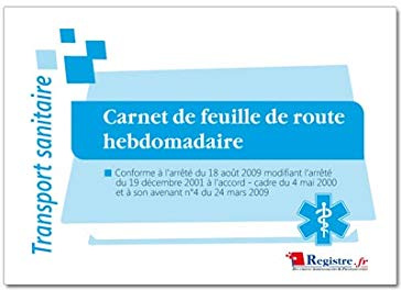 Carnet de Feuille de Route Hebdomadaire - M068