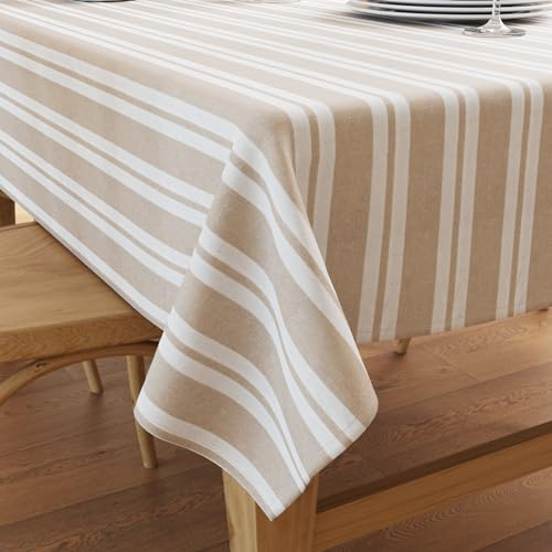 Encasa XO Baumwoll Tischdecke Rechteckig, Outdoor 56x94