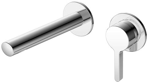 Keuco Edition 400 Einhebel-Waschtischmischer 51516, UP Montage, Ausladung 265 mm, Farbe: Nickel gebürstet