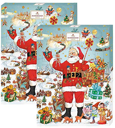 Niederegger Adventskalender Weihnachtsmann 2er Pack (2 x 500g)