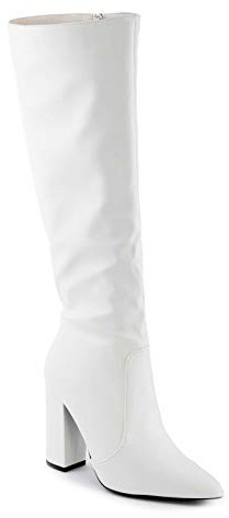 Toocool Stivali donna scarpe a punta al ginocchio tacchi alti stivaletti X8056
