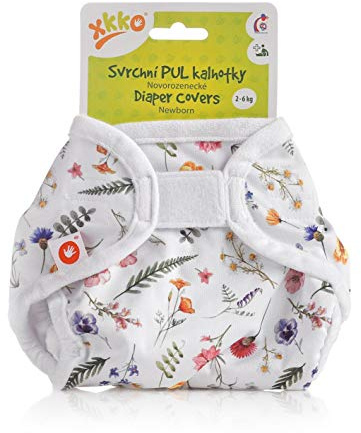 XKKO - Überhose (PUL) - Newborn (2-4 kg) - Sommerwiese
