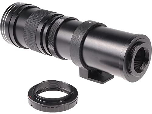 Hersmay 420-800 mm F/8.3-16 E-Mount Téléobjectif Zoom Zoom Mise au Point Manuelle Super téléobjectif pour Sony A9 A7III A7SIII A7IV A7RIV A7RV A7C ZV-E10 A6600 A6400 A6300 A6100 NEX5 NEX6