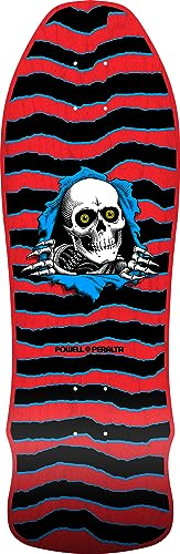 Powell Peralta GeeGah Ripper Skateboard Deck, Red Stain, 24,8 x 76,2 cm