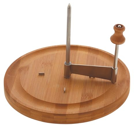 Kesper | Käsehobel, Material: FSC®-zertifizierter Bambus, Maße: Ø 22 cm, Gesamthöhe: 16 cm, Farbe: Natur | 58620