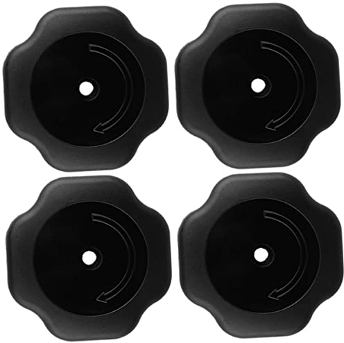 MAGICLULU Boutons de Couvercle pour Autocuiseur 19mm Noir, 4 Pièces