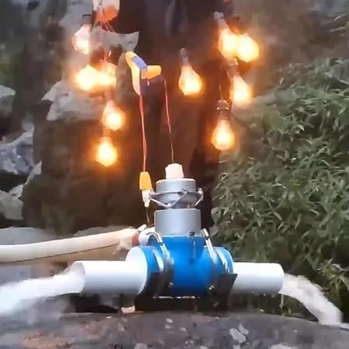 Generatore a turbina d'acqua telecomandato del motore senza spazzole del magnete permanente, batteria del generatore di idro dell'acqua che carica il micro generatore idroelettrico per il giardino