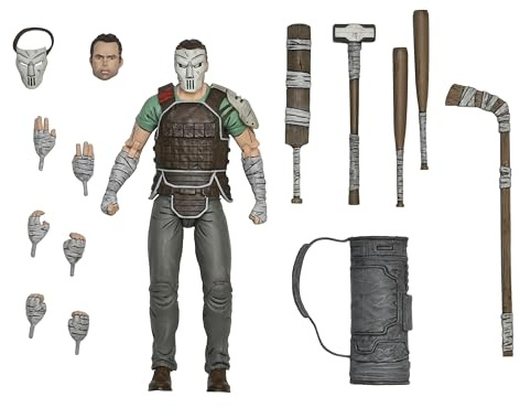 NECA Casey Jones Last Ronin Actionfigur 18 cm | Teenage Mutant Ninja Turtles The Last Ronin Actionfigur Ultimate - Casey Jones