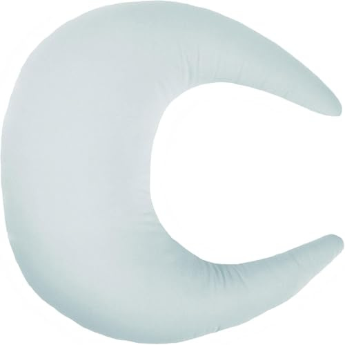 snuggle me® Stillkissen klein - Stillmond mit Stillkissenbezug aus 100% Bio-Baumwolle, Stillhörnchen mit Fiberfill-Faserkern, Maschinenwaschbar & Atmungsaktiv (Bluebell) | Flasche & Stillkissen mit Bezug aus Bio-Baumwolle und Faserfüllung, Neugeborenen-Essentials für Reisen