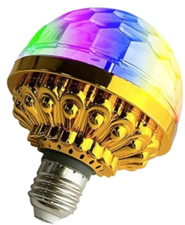 Boddceto 6 Stück Disco-Lichtbirne RGB LED Ohne Fassungen Lichter Disco- E27 RGB Farbwechselnde Birne LED-Lampen für Tanzpartys DJ-Atmosphäre Licht