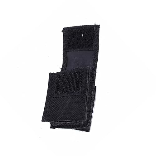 Sac de batterie de guitare 9 V avec compartiment à piles en nylon pour instrument de musique et basse - Accessoire de rechange pour guitare électrique acoustique