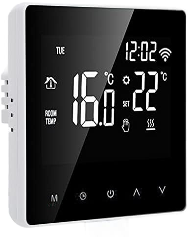 CHICIRIS Me81h Smart WIFI LCD Thermostat - Intelligent Digital Thermostat Control Environmental Temperature Compatible withand Tmall for Electrical HeatingGas Boiler and Heating Water Houses