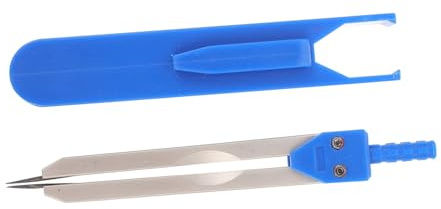 HIAKDOFT Étrier de Mesure Médicale avec Règle Intégrée Diviseur Électrocardiogramme Ajustable Outil Portable pour Infirmiers et Médecins Bleu