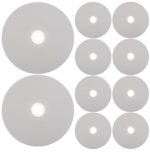 MOLUCKFU Leere DVD r Rohlinge 25 Stück Beschreibbare DVD Rohlinge mit Hoher Speicherkapazität Bedruckbare Datenträger für Video Musik und Datensicherung Kompatibel mit