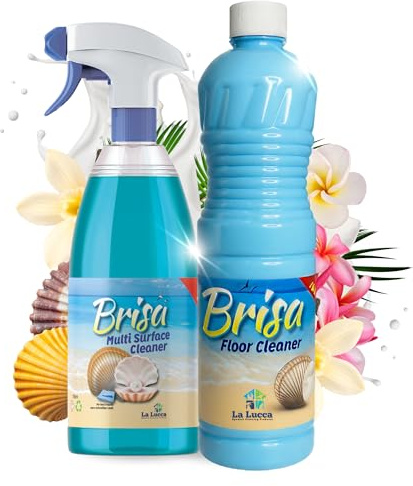 LaLucca Brisa Home Cleaning Bundle | Multi Surface Spray & Floor Cleaner | Spanish Cleaning Products
