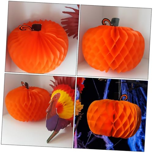 EPIGEIST 6 Pezzi Palline di Fiori di Carta a Nido D’Ape per Decorazioni Pasquali e Halloween, Palla Floreale Ecologica Riutilizzabile per Feste e Eventi Stagionali