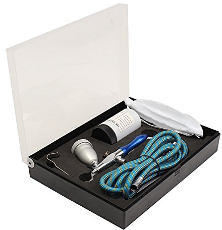 C-FUNN Aluminium-Einzelne Aktion Sandstrahlen Airbrush Sandblaster Kit Spritzpistole Werkzeug