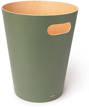 Umbra Woodrow Cestino della spazzatura, capacità 7,5 L, Faggio Europeo, Abete