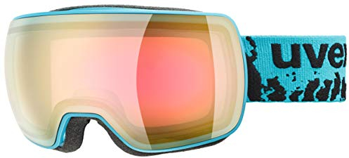 uvex Erwachsene Skibrille compact FM, Petrol mat, One Size, S5501307030