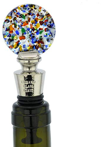 Murano Glass Multicolor Round Flaschenverschluss
