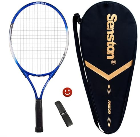 Senston Tennisschläger 23 One-Piece-Design Tennis Schläger Set mit Tennistasche,Overgrip,Vibrationsdämpfer