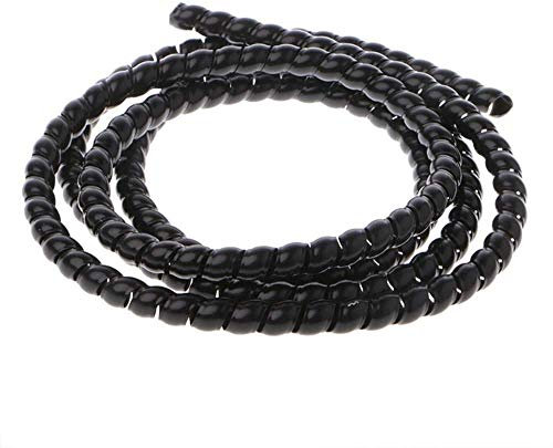 Gaine de protection de câble en spirale de frein, gaine de protection de câble pour scooter, câble en spirale de 2/5 m de long, pour atelier, maison, bureau, blanc