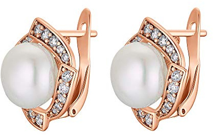 Heideman Ohrringe Damen Ela Edelstahl Ohrschmuck mit Perle | Schöne Geschenkidee für Partnerin oder beste Freundin, elegant und alltagstauglich, hautfreundlich, nickelfrei