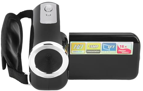 Camera For Kids 10 12 Camcorder Cheap Portable Children Kids 16X Hd Digital Video Camcorders Camera Camcorder With Tft Lcd Sceen Toy Black (Black)