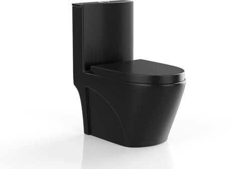 Venta-unica - WC negro mate de cer·mica - NAGILAM