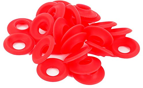 ZPSHYD 25-Piece Red Silicone Grolsch Gasket Set for Swing Flip Top Bottles - Home Brew Beer Bottle Seals