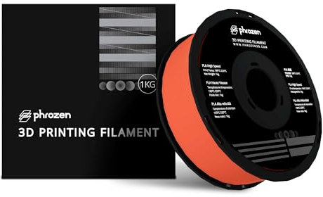 Phrozen High-Speed PLA Filament 1.75mm | 3D Drucker Filament Materialen | Hohe Geschwindigkeit bis zu 600 mm/s | 1KG Spule (2,2 LBS) - Rot