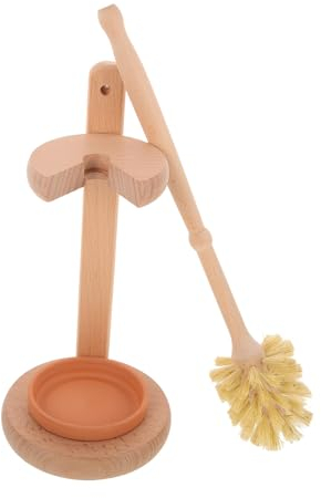 FOYTOKI 1ensemble Balayette WC avec Support De Nettoyage Pratique pour Toilettes Lavabos Et Manche Ergonomique pour Maison Et Bureau