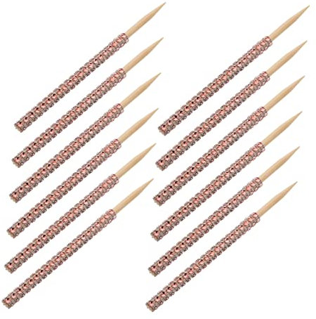 PRETYZOOM 96 Piezas De Palo De Manzana Palitos De Piruleta Semi Puntiagudos Derrite Palos De Diamante Palo De Pastel Multifunción Brochetas De Piruleta De Palitos De