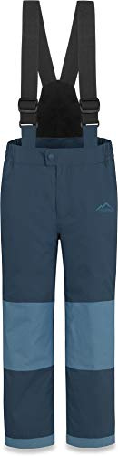 normani Kinder-Skihose mit abnehmbaren Hosenträgern Thermohose Winterhose Schneehose für Junge und Mädchen gefüttert - Wasserdicht: Wassersäule 11000 mm Winddicht