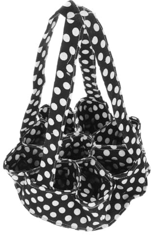 TOPBATHY Egg Collecting Basket with 9 Compartments Large Chicken Egg Holder Bag Carrier for Farmhouse and Garden Use