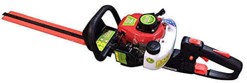 2-Stroke Cordless Hedge Trimmers, 22.5 cc Petrol Hedge Cutte with Twin Blade, Grass Trimmers, Pruner Chainsaw, for Trimming Greenery in Parks Schools, Black