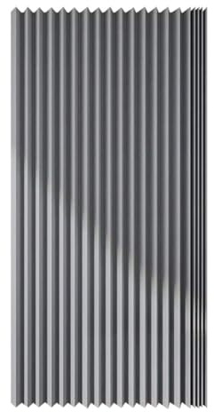Fiorky Foldable Magnetic Shower Curtain Waterproof Bathtub Curtain with 14 Hooks Privacy Bathroom Divider for Bathroom