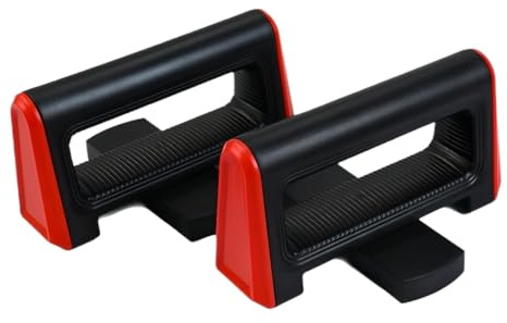 Barra push up, soporte de fitness plegable, equipo de entrenamiento portátil, asas ergonómicas, base antideslizante resistente, ideal para ejercicios en interiores, entrenamiento al aire y