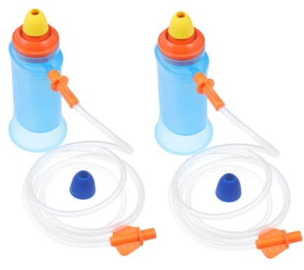 Yardwe 2 Piezas Irrigador Nasal Hogar Botella de Limpieza Nasal Práctico para Adultos Casero